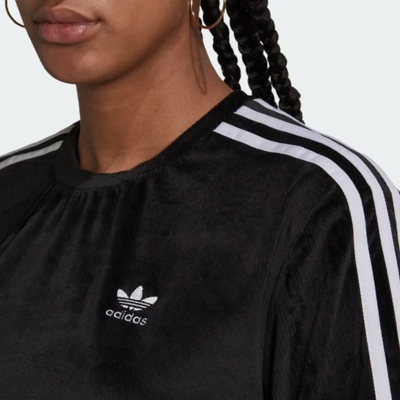 Adidas Classics Corded Velour Loose Tee - Picture 2 of 6